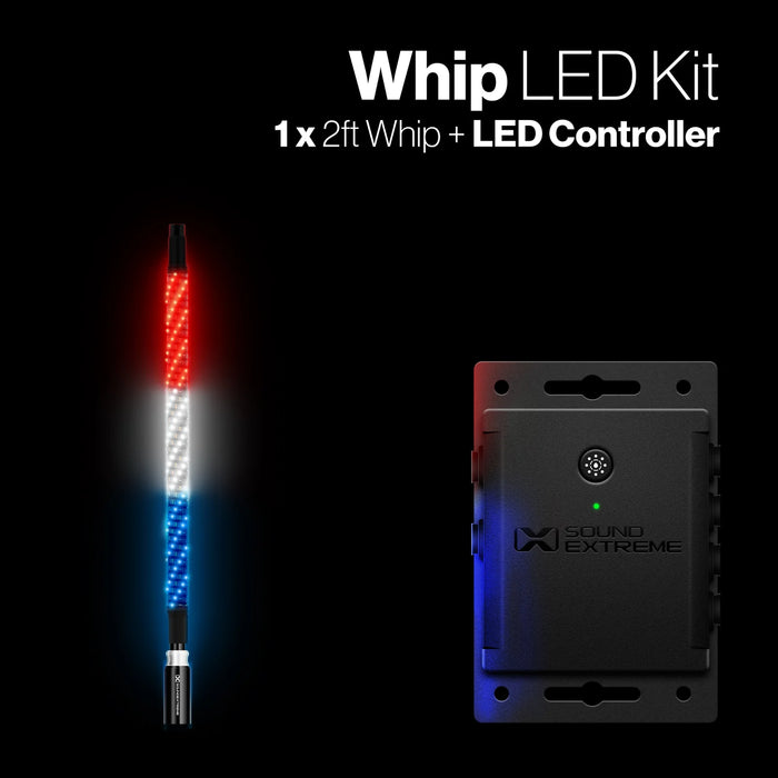 EcoXGear Extreme Whip Kit Qty 1 x 2Ft plus LEDCast Controller