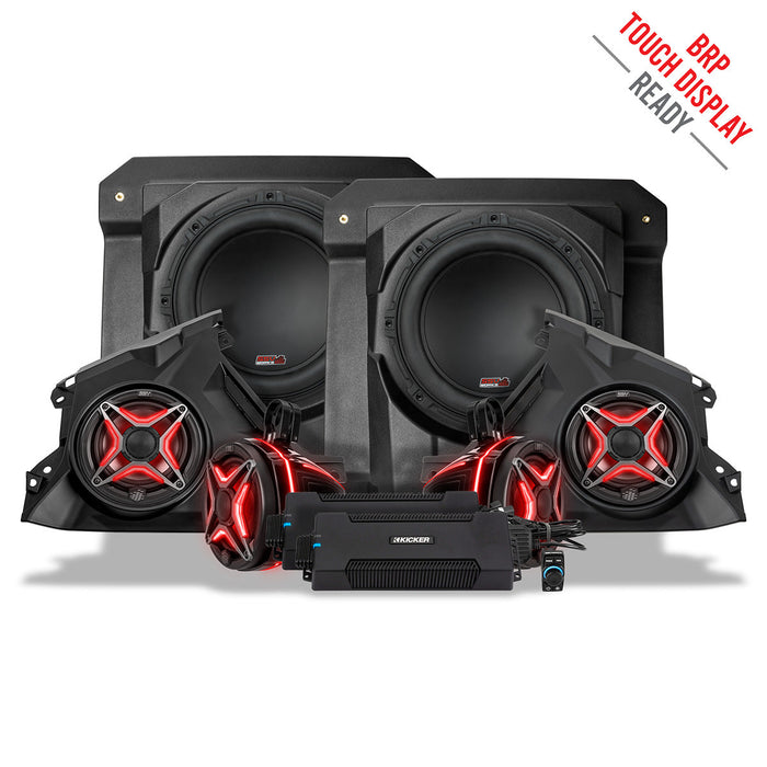 SSV Works 2024-2025 Can-Am® Maverick R, Phase-5 V-Spec 1650watt 6-Speaker Stereo System
