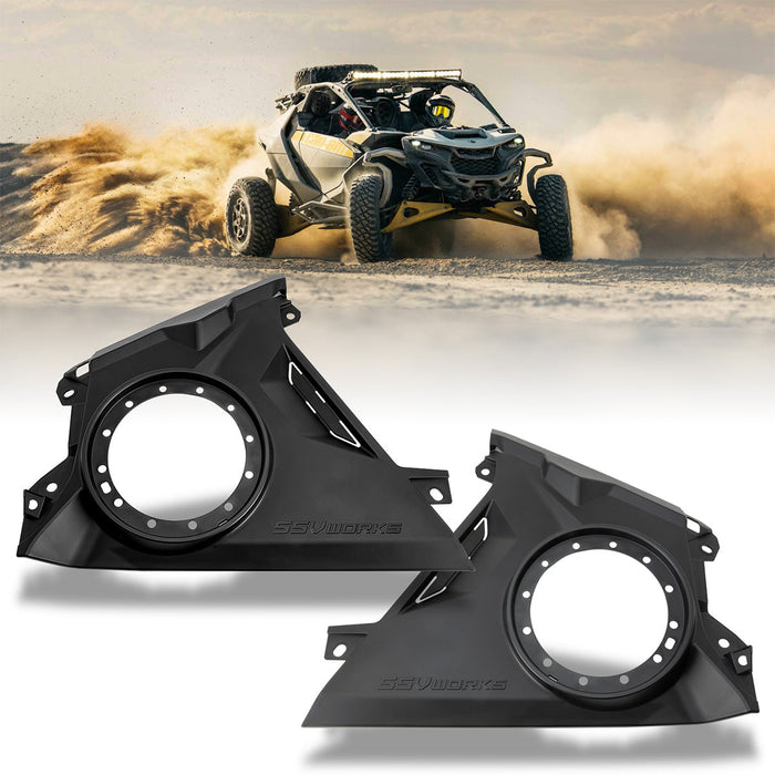 SSV Works 2024-2025 Can-Am® Maverick R Front-Dash 6.5" Speaker-Panels