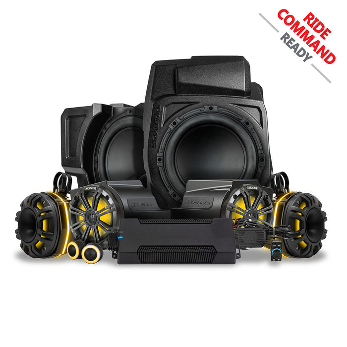 SSV Works 2020-2024 Polaris® RZR PRO Series 4-Seater Phase-7 K-Spec 8-Speaker 1400watt System for Ride Command