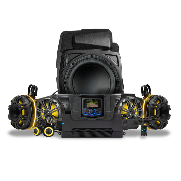 SSV Works 2020-2024 Polaris® RZR PRO Series Phase-6 K-Spec 5-Speaker 1400watt System w/JVC