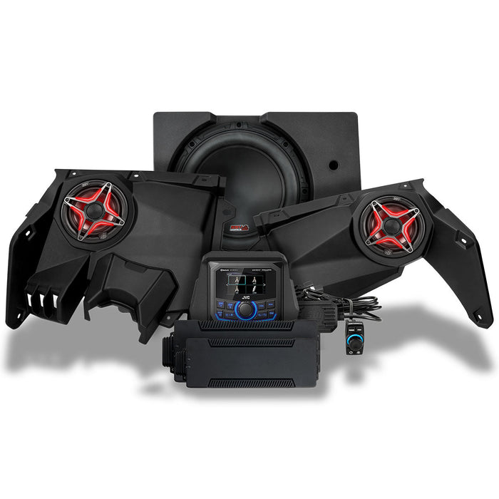 SSV Works 2017-2025 Can-Am® X3, Phase-3 V-Spec 3-Speaker 1650watt System w/JVC