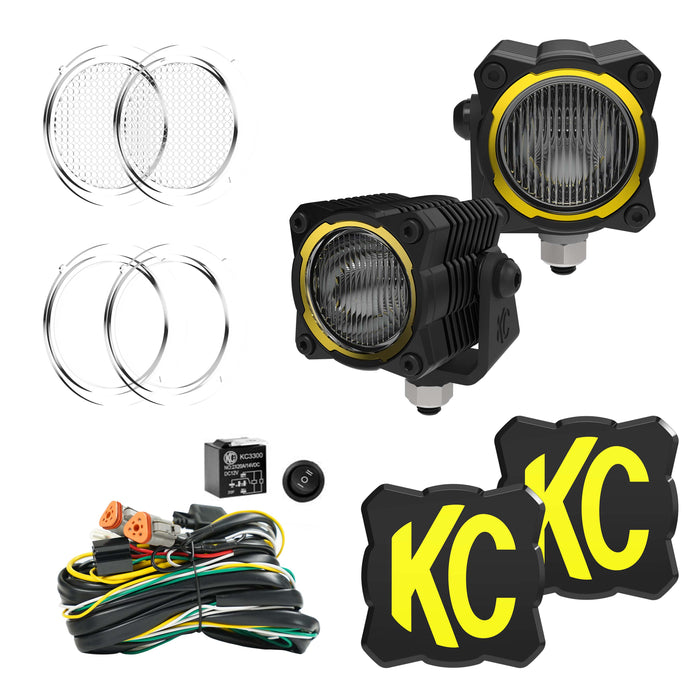 KC HiLiTES FLEX ERA® 1 - 2-Light Master LED Light Pod Kit