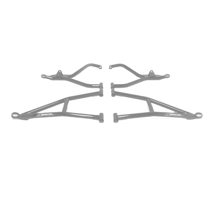ZBROZ Racing Polaris General 1000/4 1000 HD Pro A-arm Kit RAW