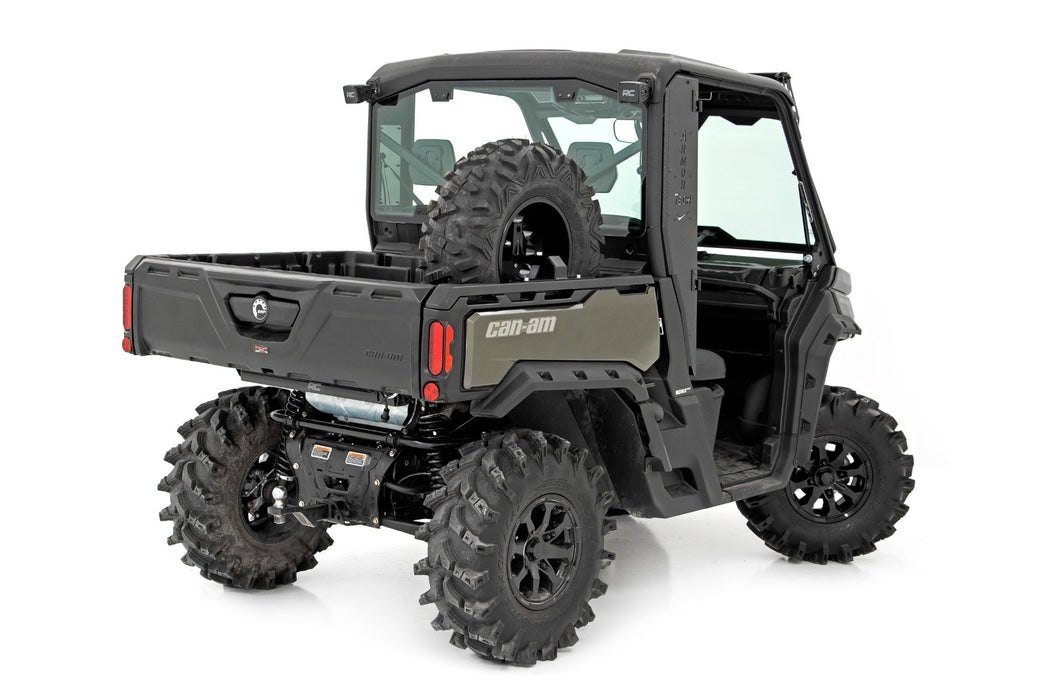 Rough Country Spare Tire Carrier Bed Side Mount Multiple Makes & Models for 2013-2023 (Can-Am/Polaris)