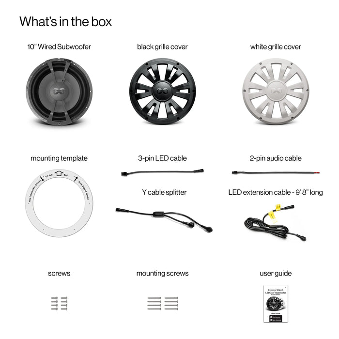 EcoXGear SoundExtreme 10'' Subwoofer