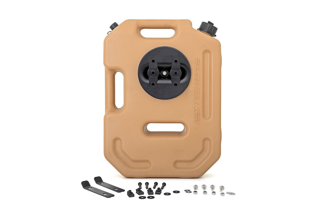 Rough Country 10L Fluid Container w/ Locker - Tan