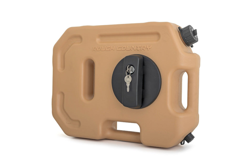 Rough Country 10L Fluid Container w/ Locker - Tan