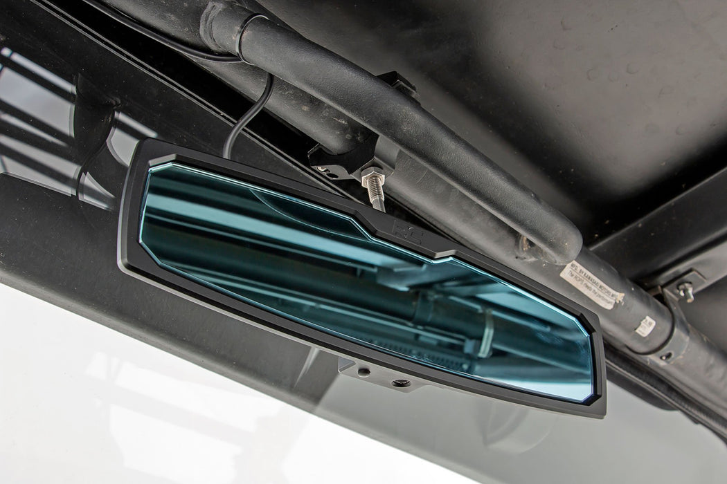 Rough Country UTV Aluminum Rear View Mirror Dome Light 12" 1.75-2" Mount