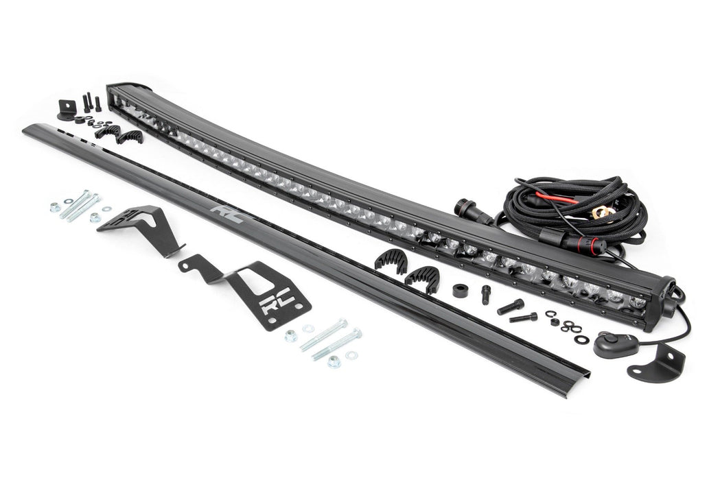 Rough Country LED Light Front Mount 40" Black Single Row for 2011-2020 Can-Am Commander 1000/Maverick