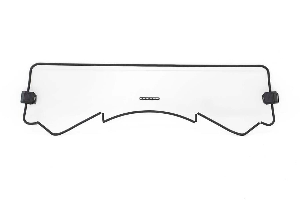 Rough Country Half Windshield Scratch Resistant for 2013-2018 Can-Am Maverick/Maverick Max/Maverick Turbo Max