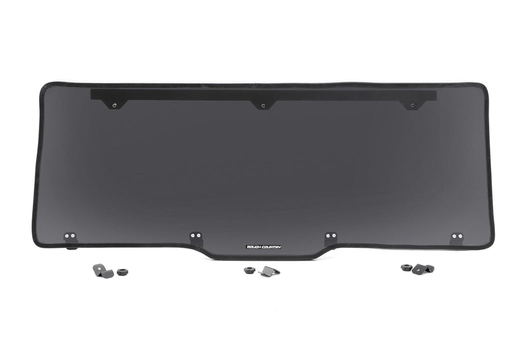 Rough Country Tinted Rear Panel Scratch Resistant for 2013-2023 Polaris Ranger Crew XP 1000