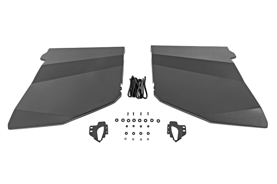Rough Country Aluminum Lower Half Doors Rear for 2014-2021 Polaris RZR XP 4 1000