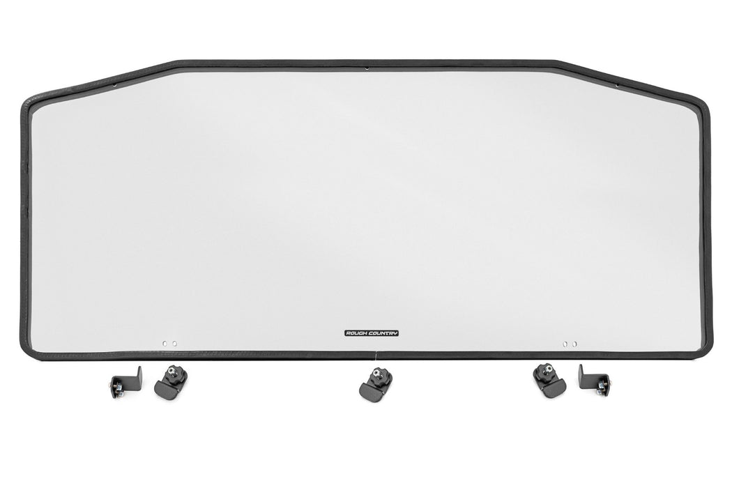 Rough Country Rear Cab Panel Scratch Resistant for 2016-2023 Can-Am Defender HD 8/HD 9/HD 10