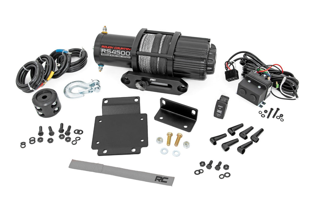 Rough Country Winch Mount RS4500S for 2016-2023 Honda Pioneer 1000
