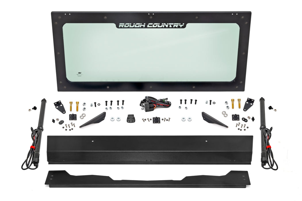 Rough Country Electric Tilt Windshield Glass for 1000-5 for 2016-2023 Honda Pioneer 1000/1000-5