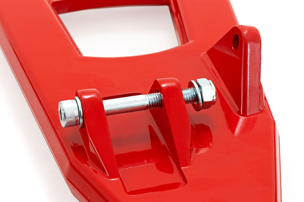 Rough Country Red Forged Alum High Clearance 2" Fwd Offset Control Arms w/Ball Joints for 2017-2023 Polaris Ranger 1000XP