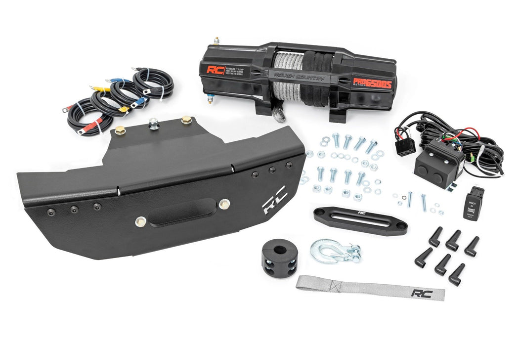Rough Country Winch Mount RS4500S for 2021-2022 Polaris RZR Turbo S4