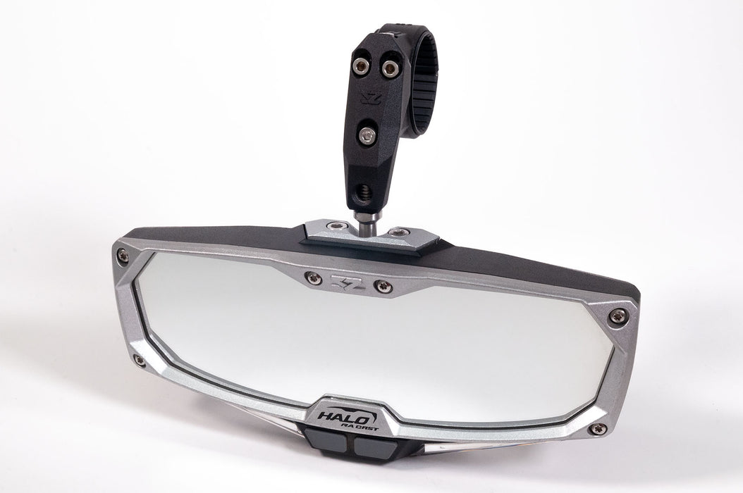 Seizmik Halo-RA LED Rearview Mirror with Cast Aluminum Bezel – 2″ and 1.875″ Round Tube ROPS