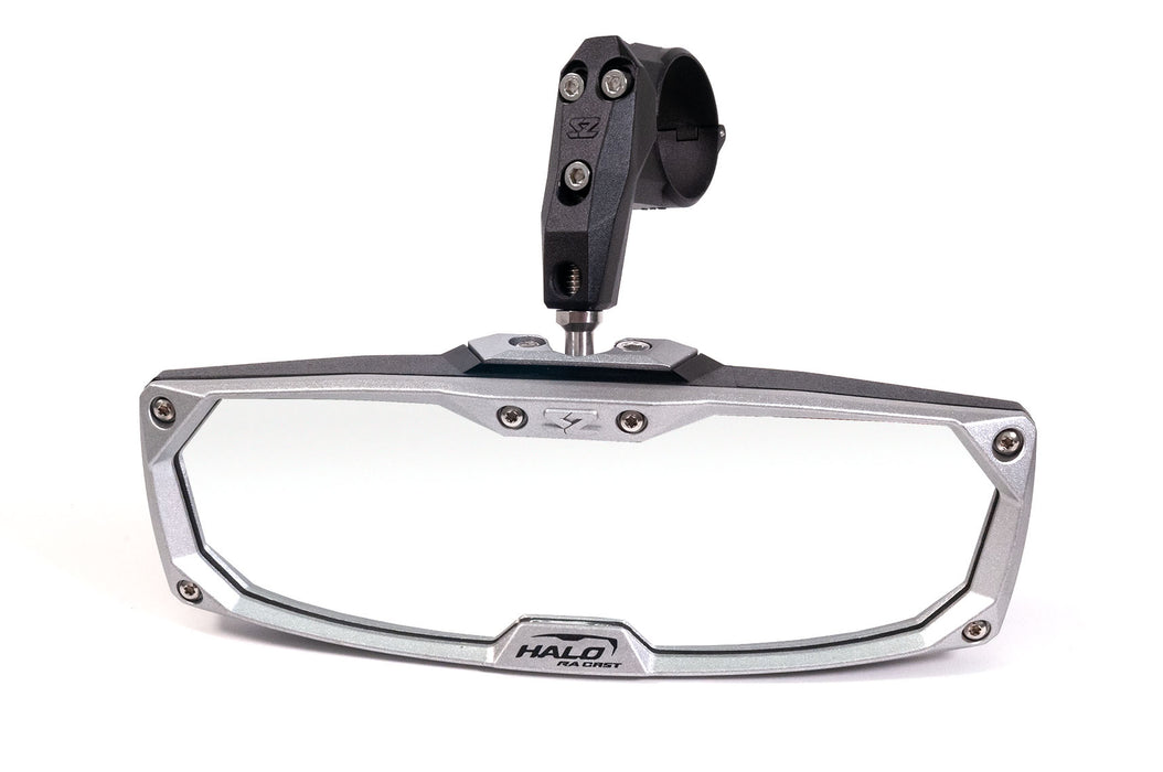 Seizmik Halo-RA CAST Rearview Mirror with Cast Aluminum Bezel – 1.75″ Round Tube