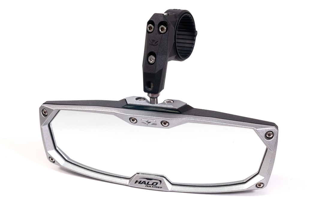 Seizmik Halo-RA CAST Rearview Mirror with Cast Aluminum Bezel – 2? and 1.875? Round Tube ROPS