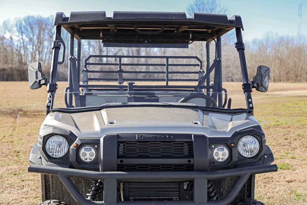 Rough Country Full Windshield Scratch Resistant for 2015-2023 Kawasaki Mule