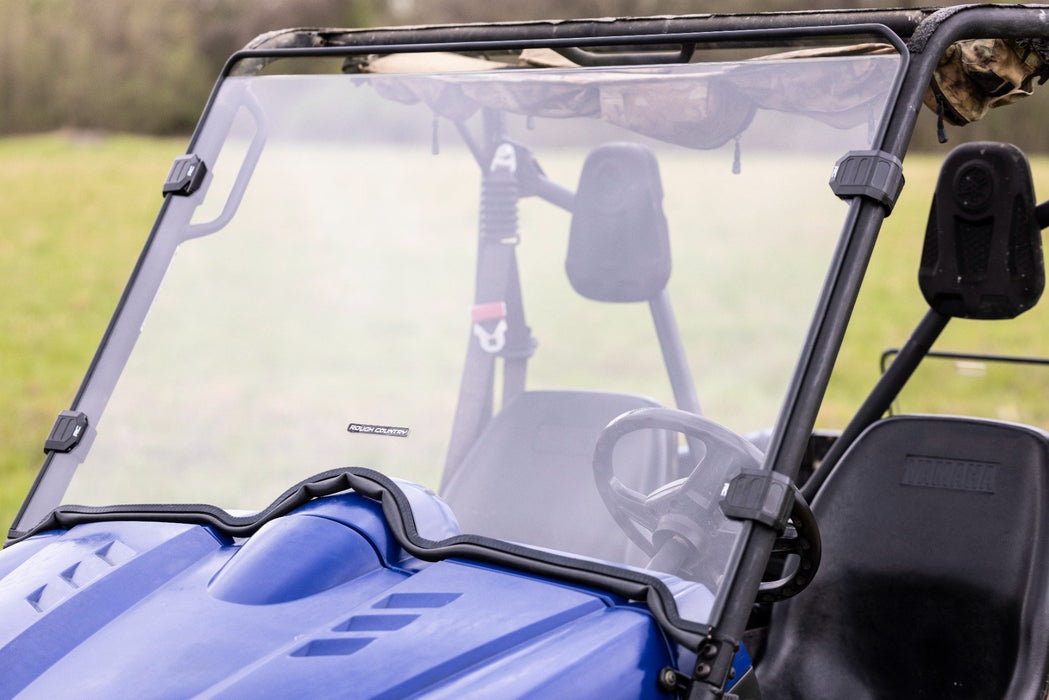 Rough Country Full Windshield Scratch Resistant for 2004-2013 Yamaha Rhino 450/660/700