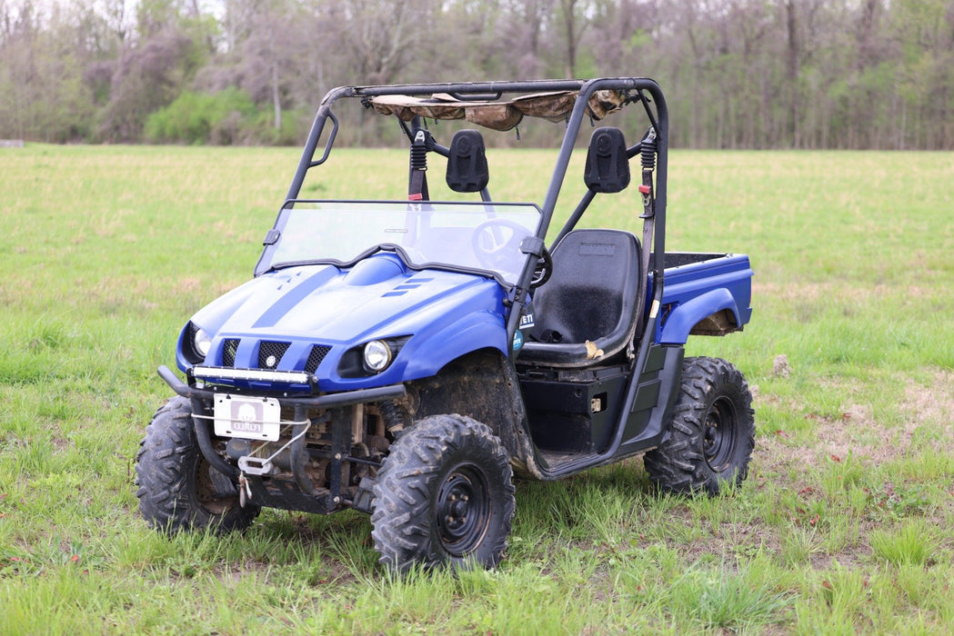 Rough Country Half Windshield Scratch Resistant for 2004-2013 Yamaha Rhino 450/660/700