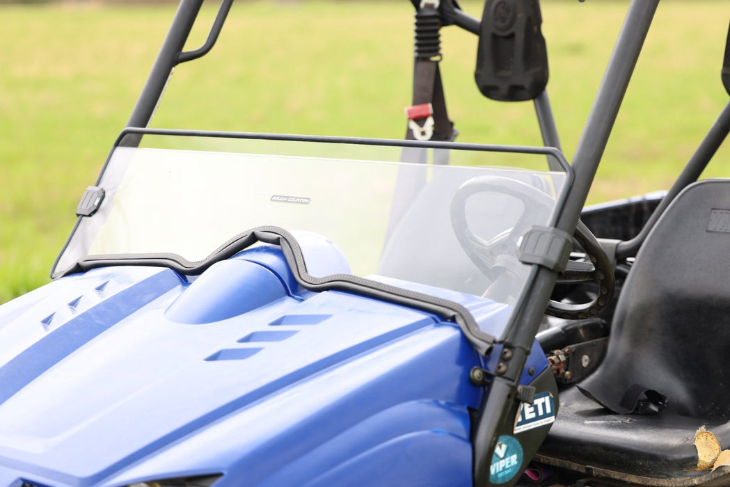 Rough Country Half Windshield Scratch Resistant for 2004-2013 Yamaha Rhino 450/660/700