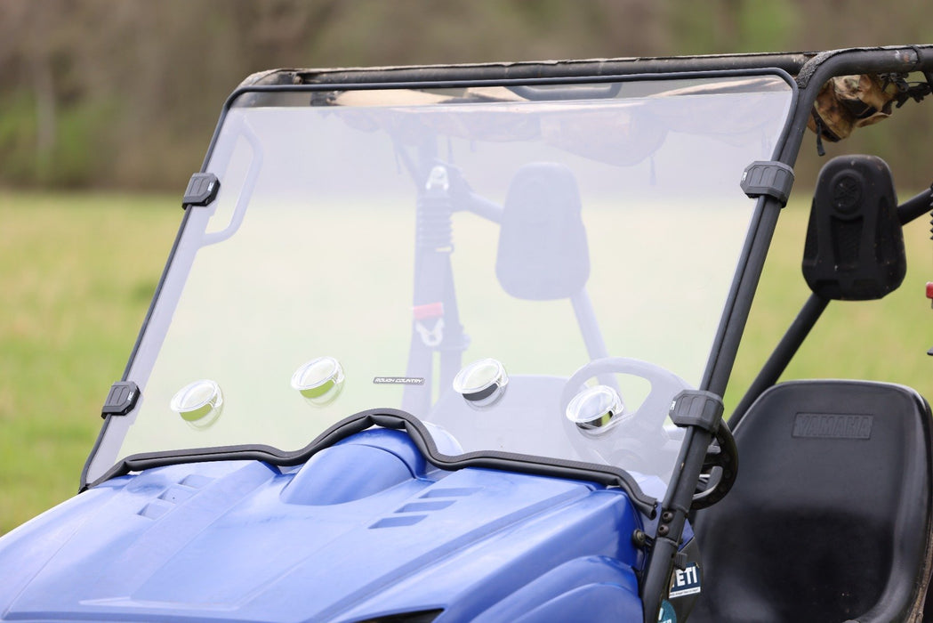 Rough Country Vented Full Windshield Scratch Resistant for 2004-2013 Yamaha Rhino