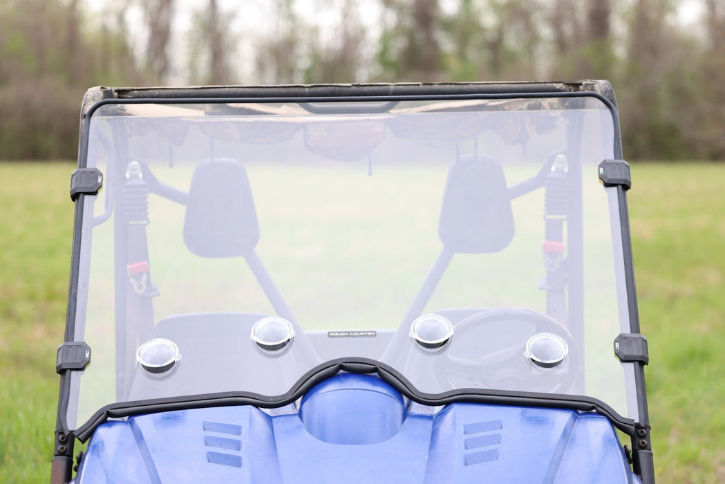 Rough Country Vented Full Windshield Scratch Resistant for 2004-2013 Yamaha Rhino