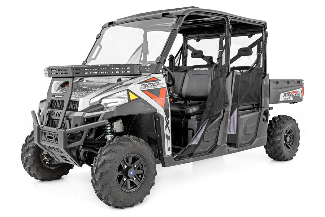 Rough Country Front Cargo Rack 6" Black Slimline for 2013-2017 Polaris Ranger XP 900/Ranger XP 1000