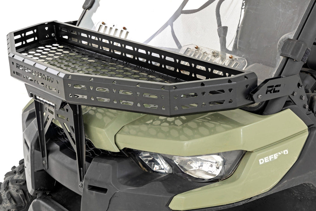 Rough Country Front Cargo Rack for 2016-2021 Can-Am Defender HD 8/HD 9/HD 10