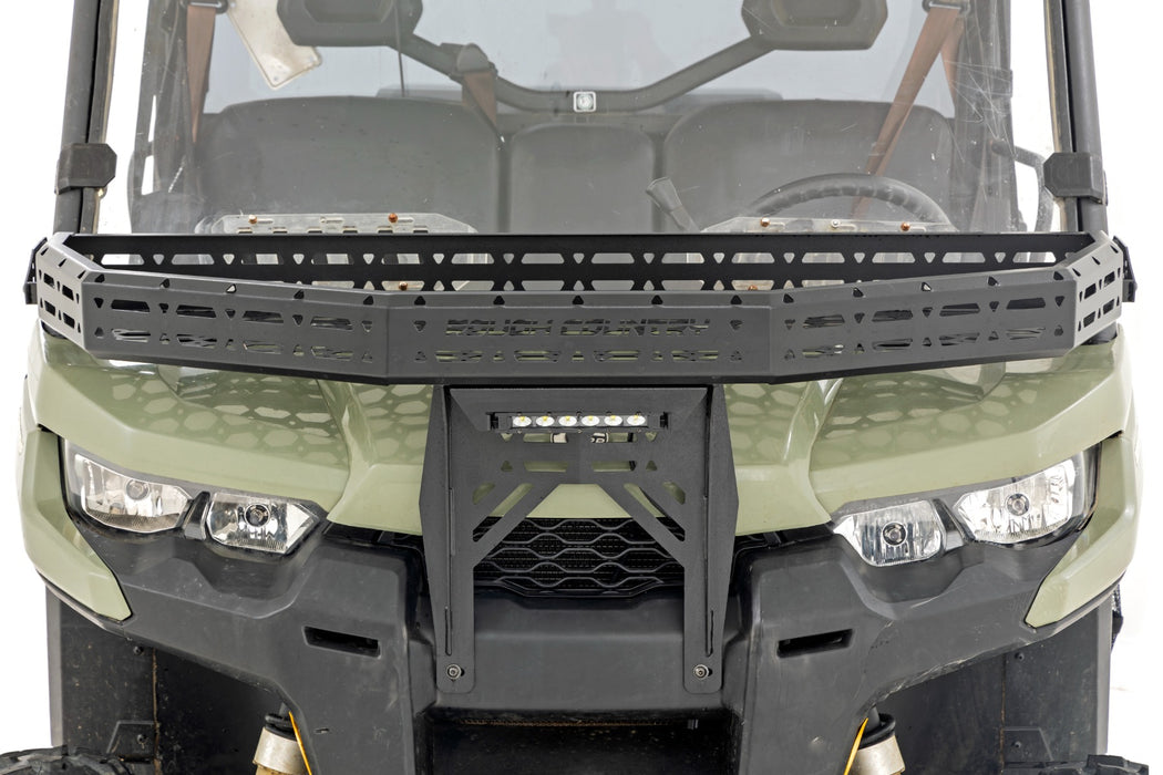 Rough Country Front Cargo Rack for 2016-2021 Can-Am Defender HD 8/HD 9/HD 10