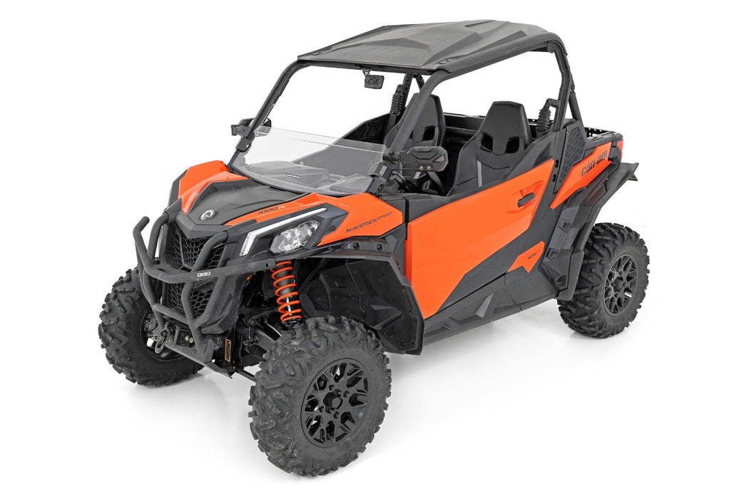 Rough Country Half Windshield Scratch Resistant for 2019-2023 Can-Am Maverick Sport