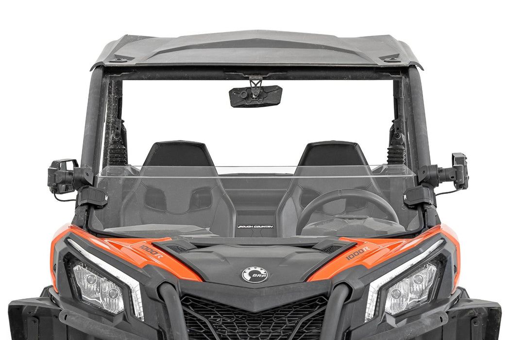 Rough Country Half Windshield Scratch Resistant for 2019-2023 Can-Am Maverick Sport