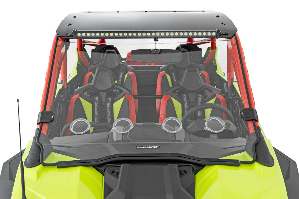 Rough Country Vented Full Windshield Scratch Resistant for 2022-2023 Polaris RZR Turbo R