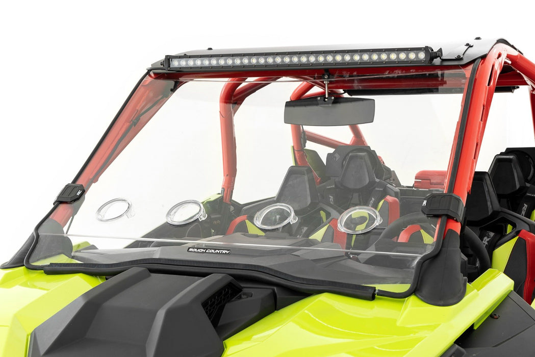 Rough Country Vented Full Windshield Scratch Resistant for 2022-2023 Polaris RZR Turbo R