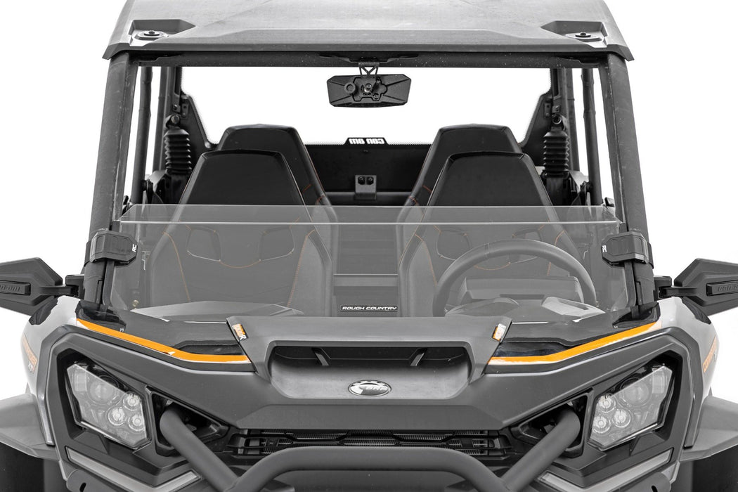 Rough Country Half Windshield Scratch Resistant for 2021-2023 Can-Am Commander 1000R/Max