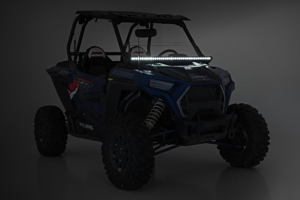 Rough Country LED Light Kit Front Mount 40" Black Single Row for 2014-2021 Polaris RZR XP 1000