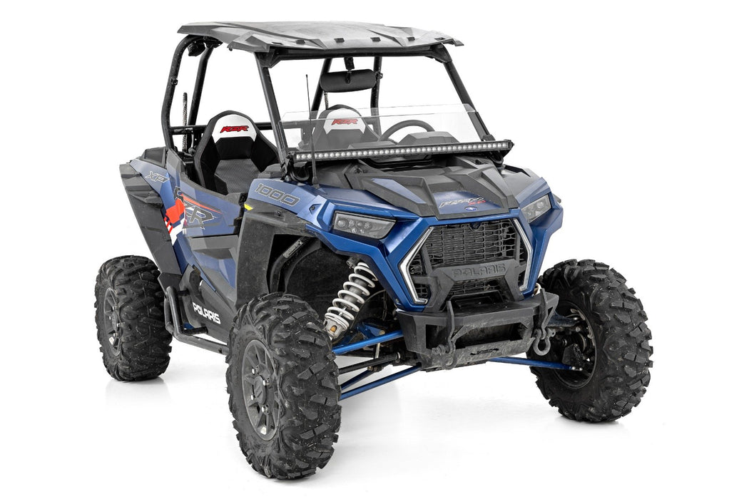 Rough Country LED Light Kit Front Mount 40" Black Single Row for 2014-2021 Polaris RZR XP 1000