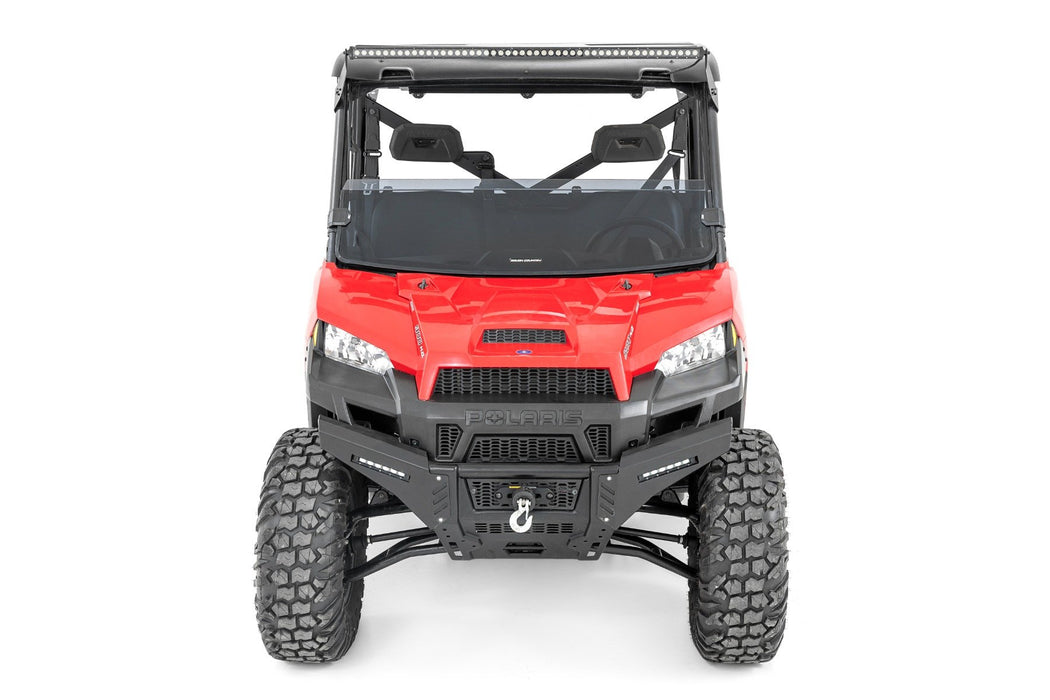 Rough Country Tinted Half Windshield Scratch Resistant for 2013-2023 Polaris Ranger 1000/Ranger XP 900/1000