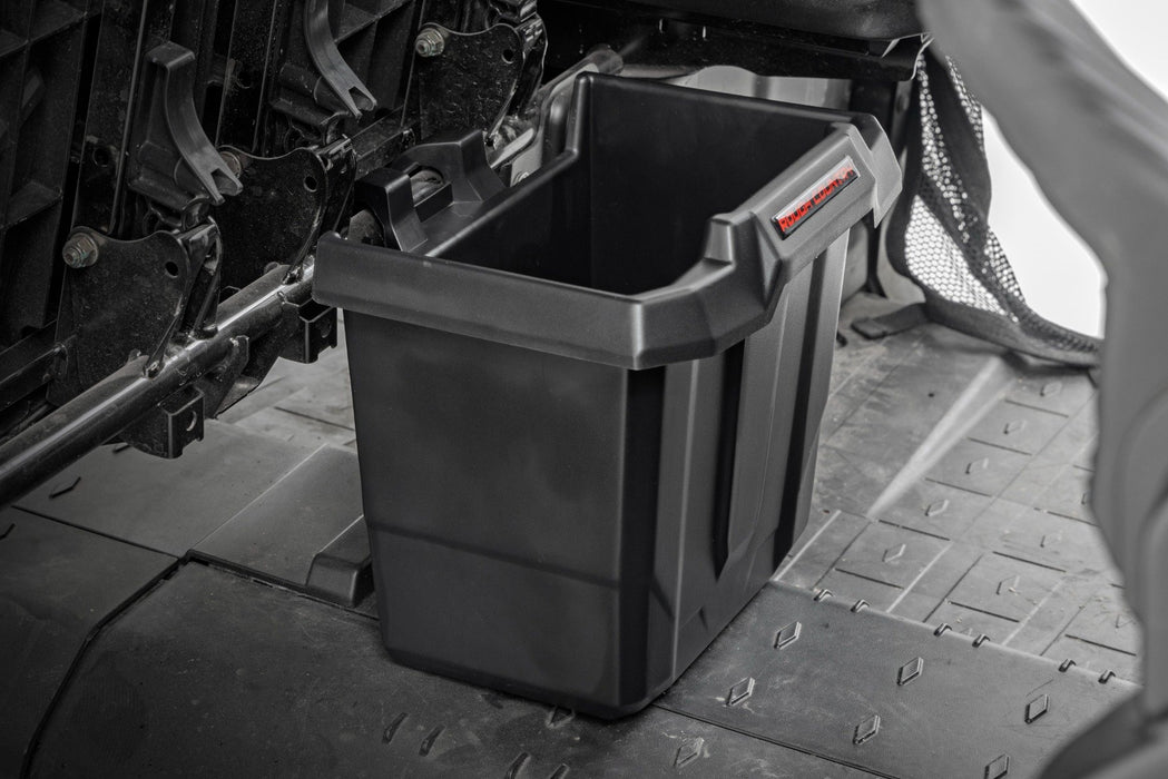 Rough Country Under Seat Storage Box Center Seat for 2016-2023 Can-Am Defender HD 5/HD 8/HD 9/HD 10