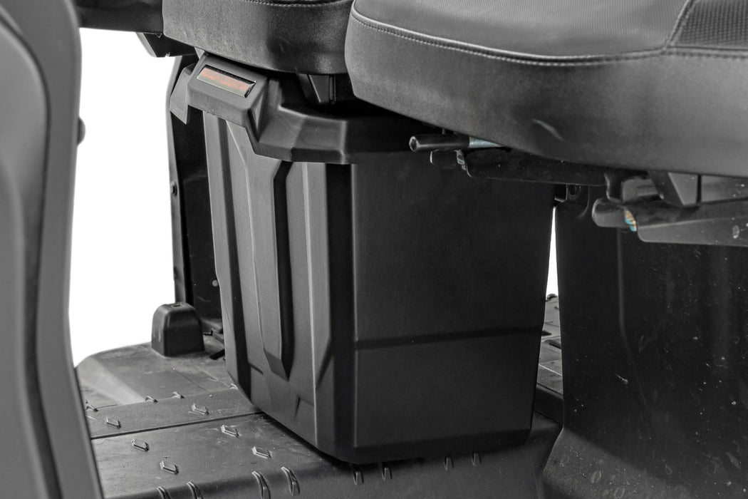 Rough Country Under Seat Storage Box Center Seat for 2016-2023 Can-Am Defender HD 5/HD 8/HD 9/HD 10