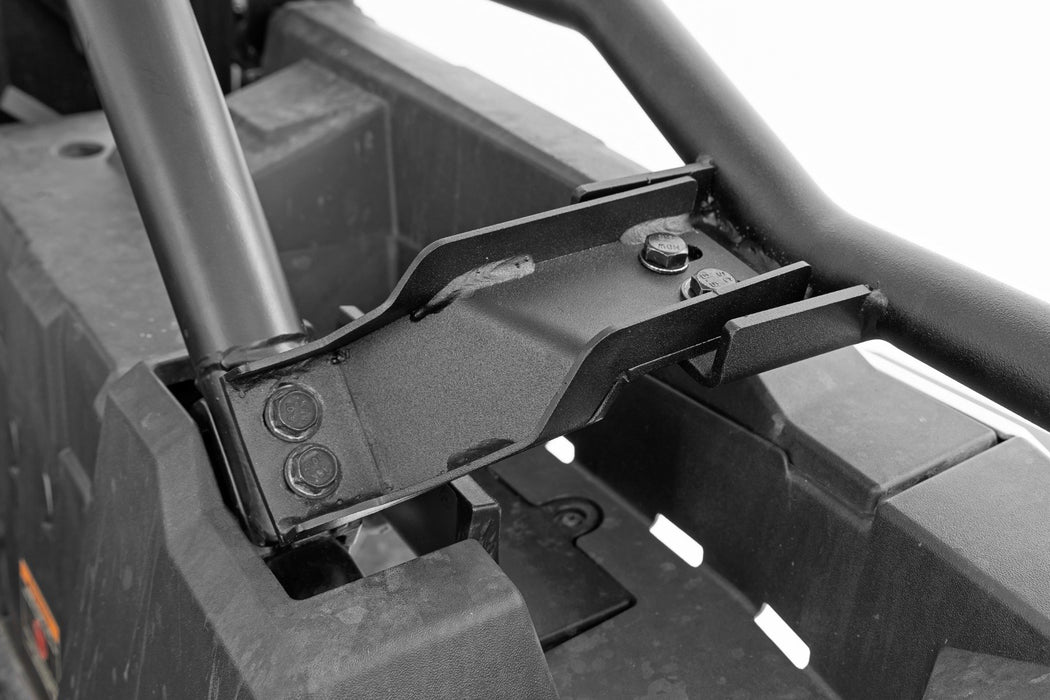 Rough Country Tubular Rear Cargo Rack Spare Tire Mount for 2014-2021 Polaris RZR XP 1000