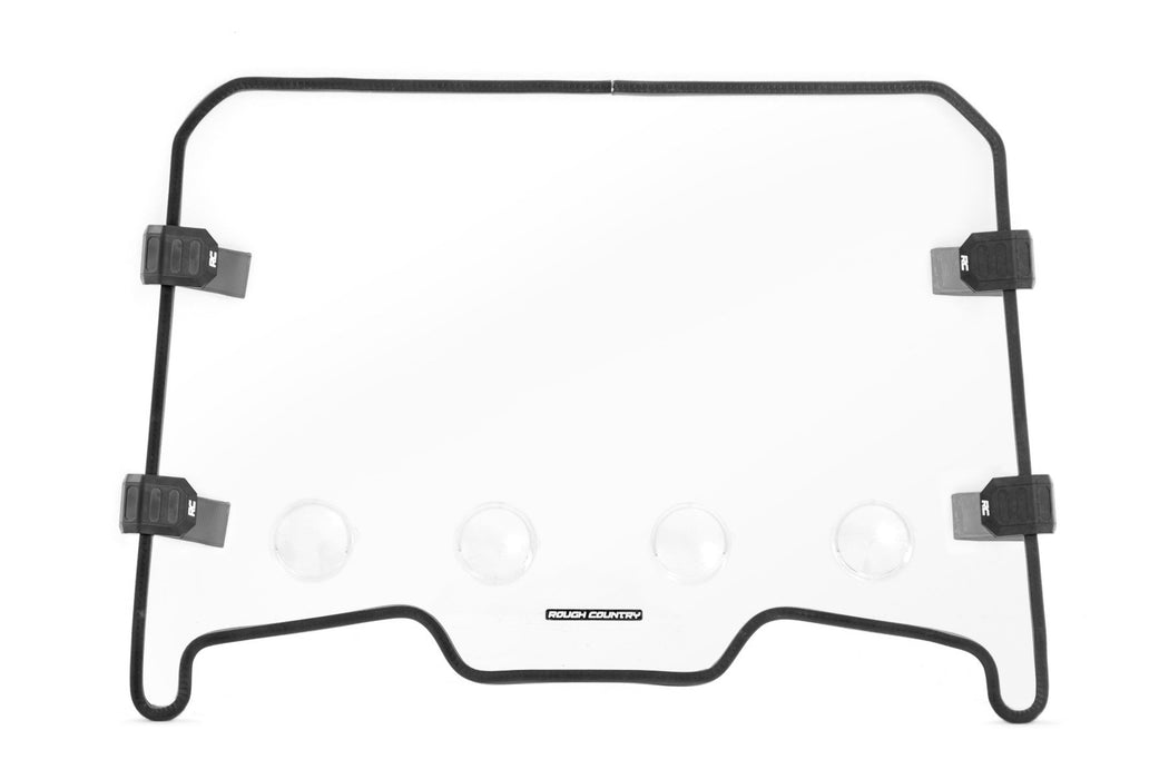 Rough Country Vented Full Windshield Scratch Resistant for 2020-2023 Polaris RZR