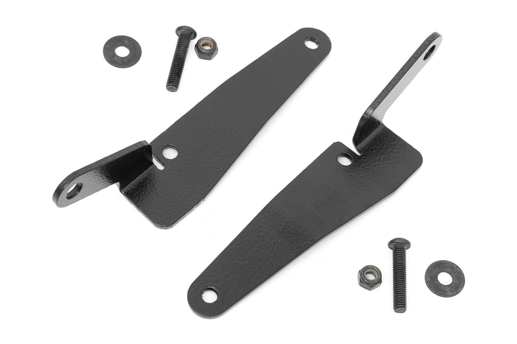 Rough Country 30" Single Row Light Mount Front Black Series for 2022-2023 Polaris RZR Turbo R 4WD