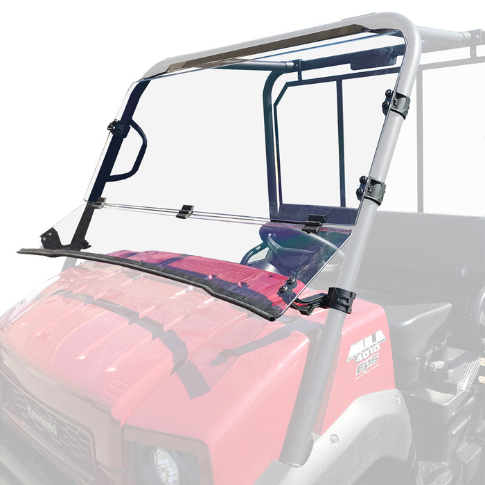 Kolpin UTV Windshield - Full-Fixed/Hinged - Kawasaki® Mule™