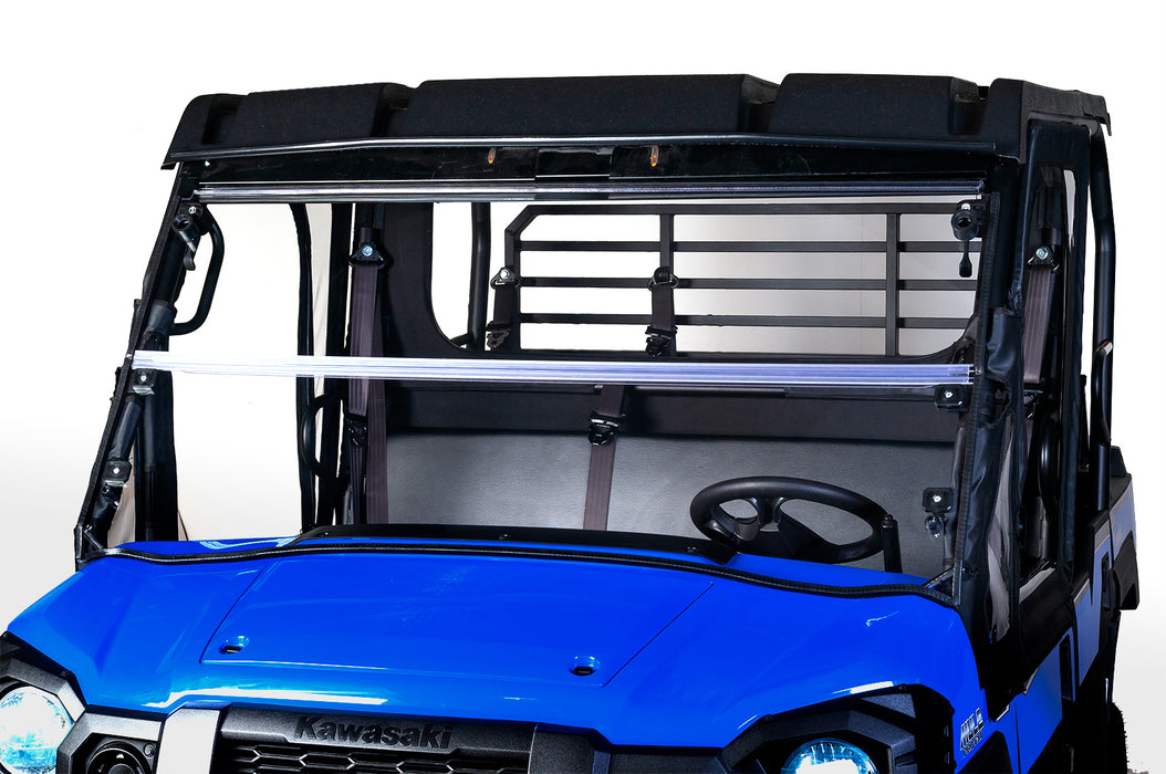 Seizmik Windshield Versa-Fold (UV Resistant Poly) ? Kawasaki Mule Pro FX & FXT