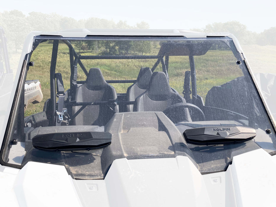 Kolpin UTV Windshield - Full-Fixed Vented - Polaris RZR XP1000 Full Vented Windshield